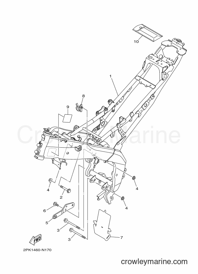 2015 Sport Bike YZF-R15 - YZF-R15 (2PK2) [010] - FRAME