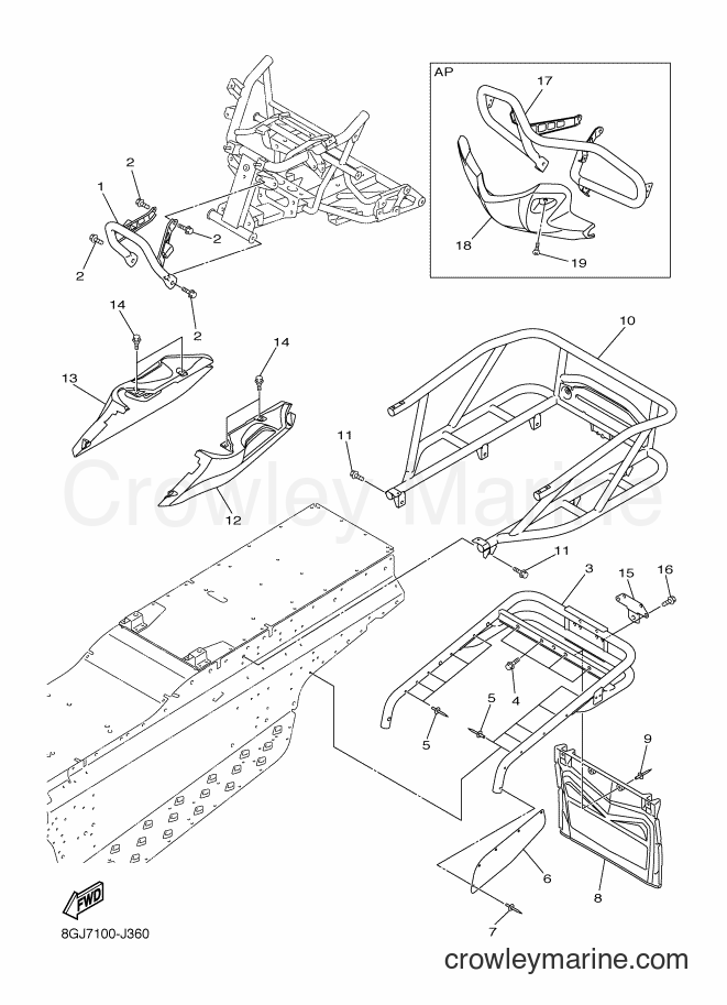 2012 Snowmobile RPZ50VT - RPZ50VT (8GJB) [020] - BUMPER