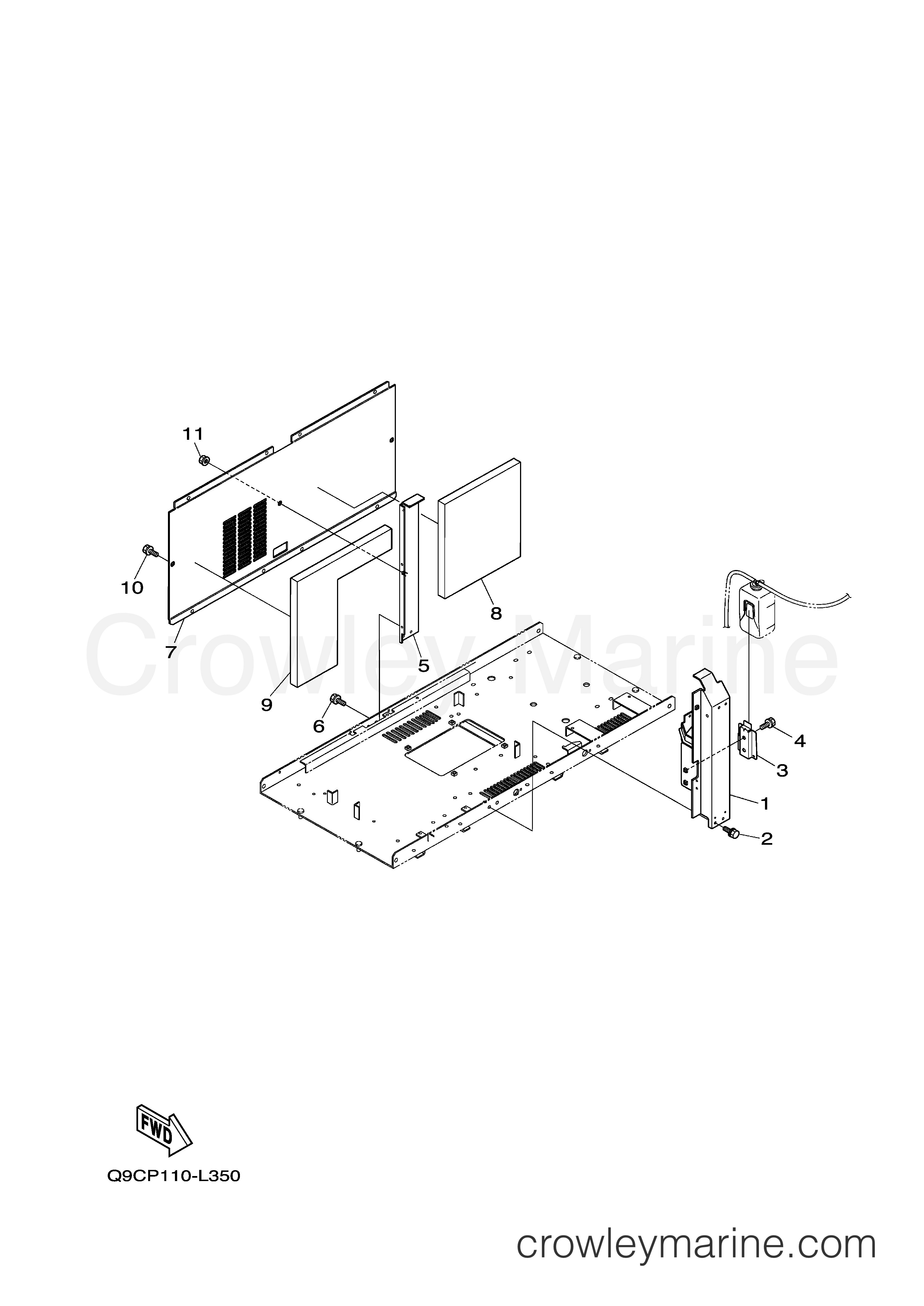 Yamaha Motors EDL11000SDE - FRAME 1
