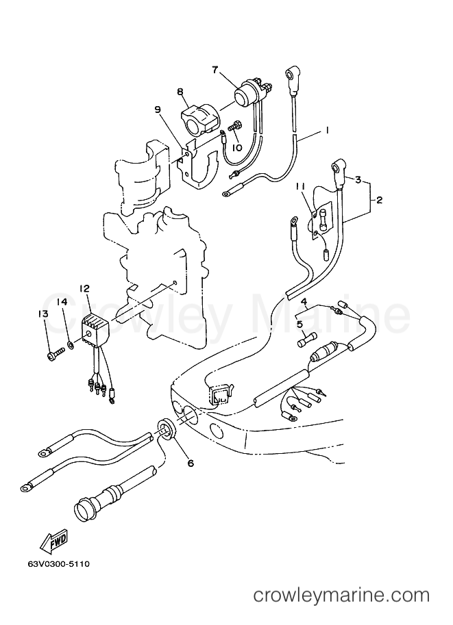 Yamaha Motors 9.9F (63V) [030] - ELECTRICAL 3