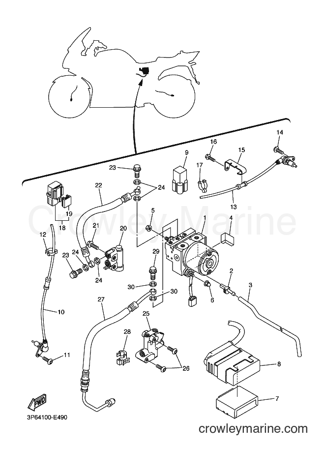 2007 Sport Bike FJR1300A - FJR1300A (3P6B) [010] - ELECTRICAL 3