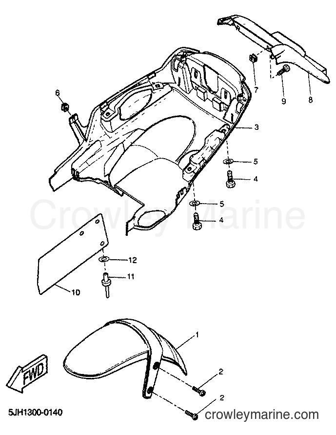 Yamaha Motors EW50 (5LH3) [030] - FENDER