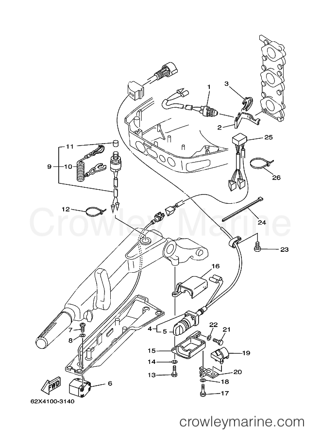 Yamaha Motors 40TLRC (63D9) [080] - ELECTRICAL 3