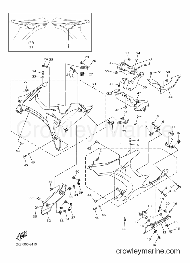 Yamaha Motors YZF-R1M (2KSF) [060] - COWLING 2