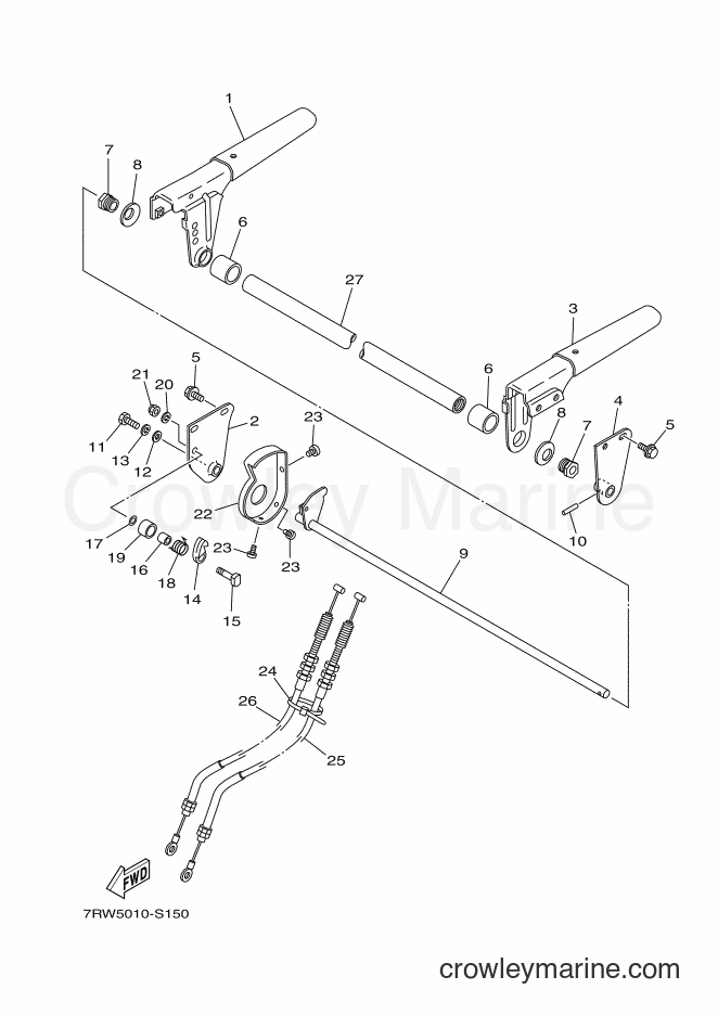 2017 Snowblower YT1070 - YT1070 (7RW5) [010] - CLUTCH LEVER