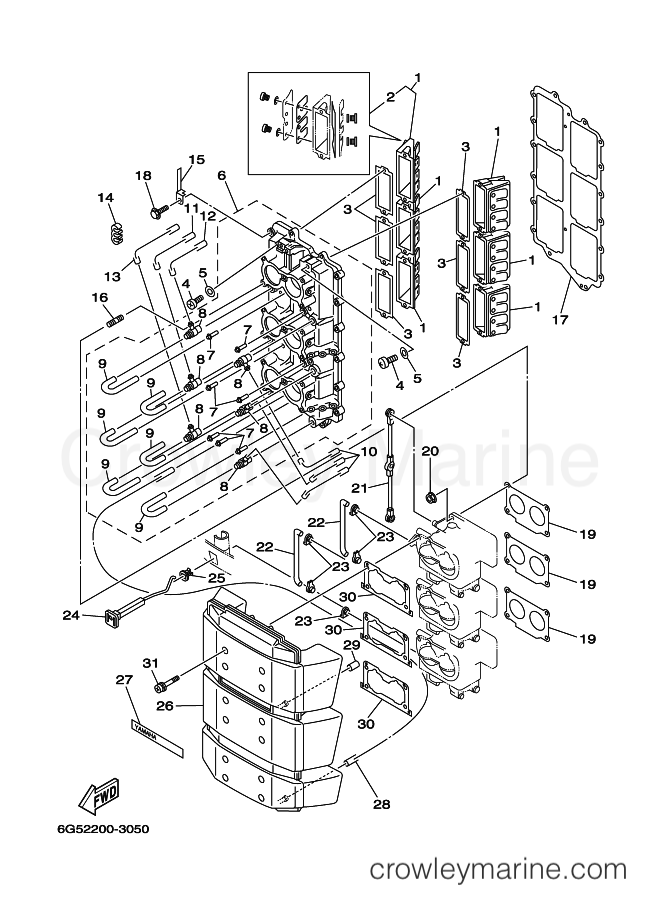 Yamaha Motors 200AET (60H2) [070] - INTAKE