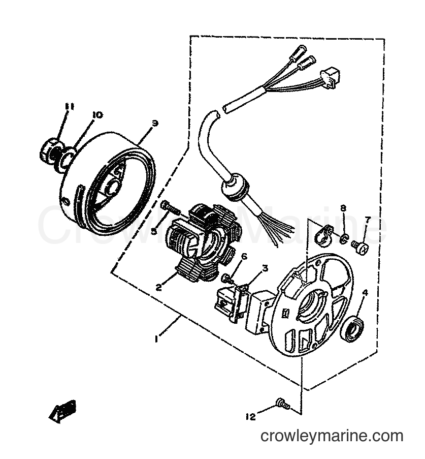 Yamaha Motors YA50F (4SN2) [999] - GENERATOR