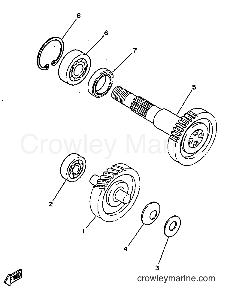 1997 Scooter YN50 - YN50 (5AD3) [999] - TRANSMISSION