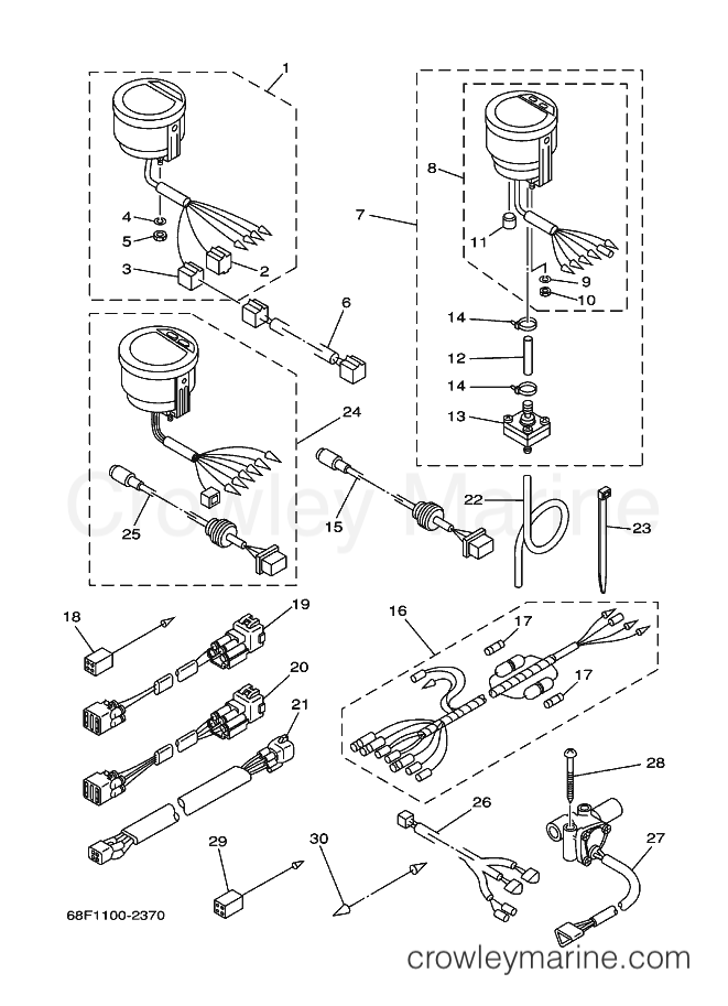 Yamaha Motors Z150P (68H1) [080] - METER