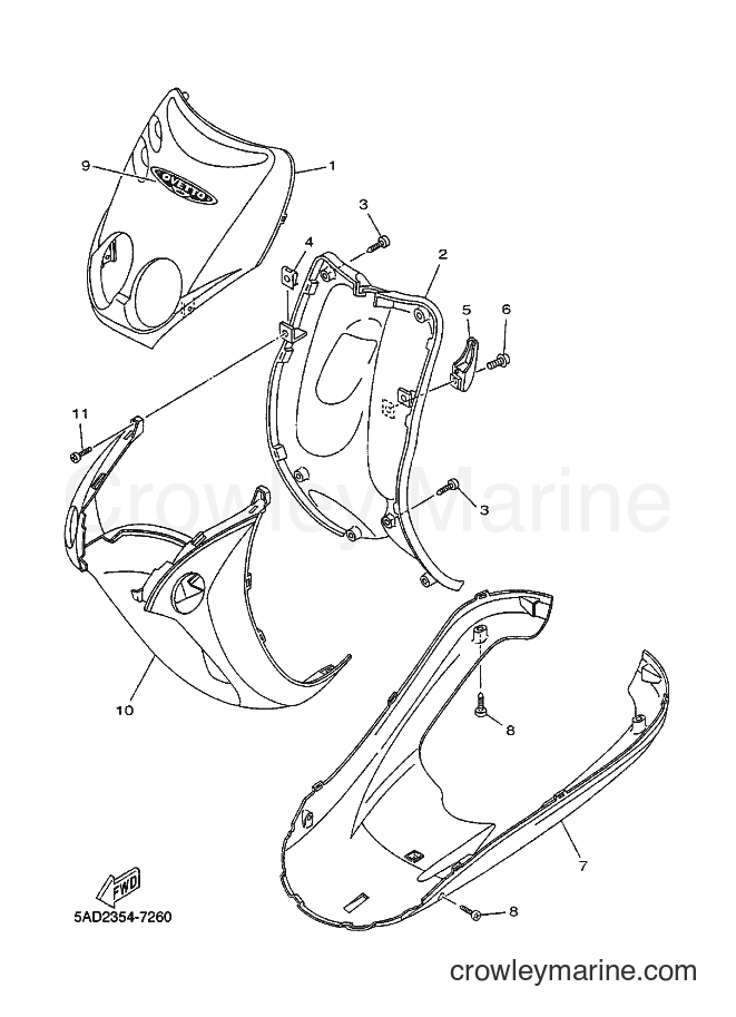 Yamaha Motors YN50 (5BX2) [999] - LEG SHIELD