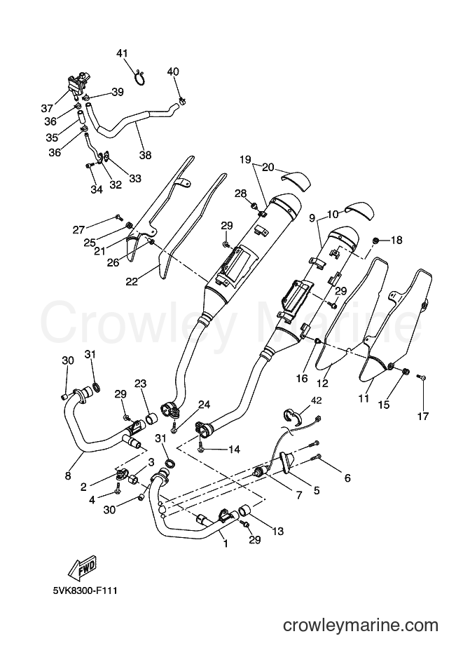 2007 Dirt Bike XT660R - XT660R (3S63) [050] - EXHAUST