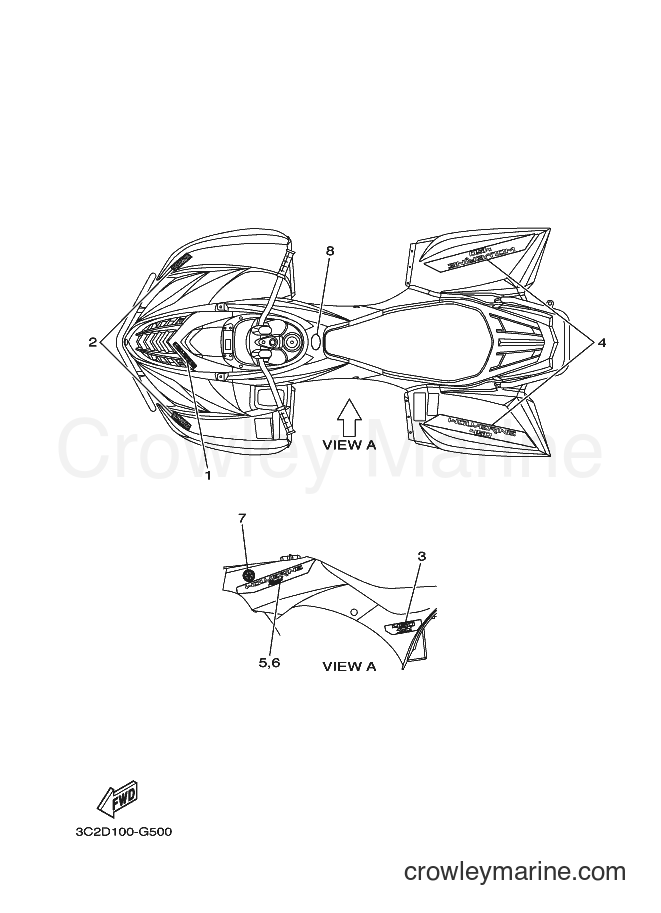 Yamaha Motors YFM450FAS (3C2E) [010] - GRAPHICS