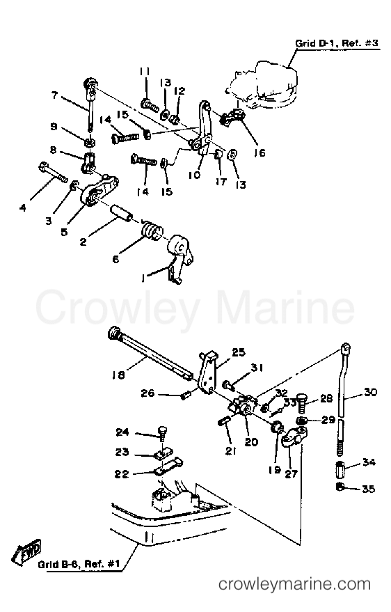 Yamaha Motors 50ETLK - CONTROL ENGINE