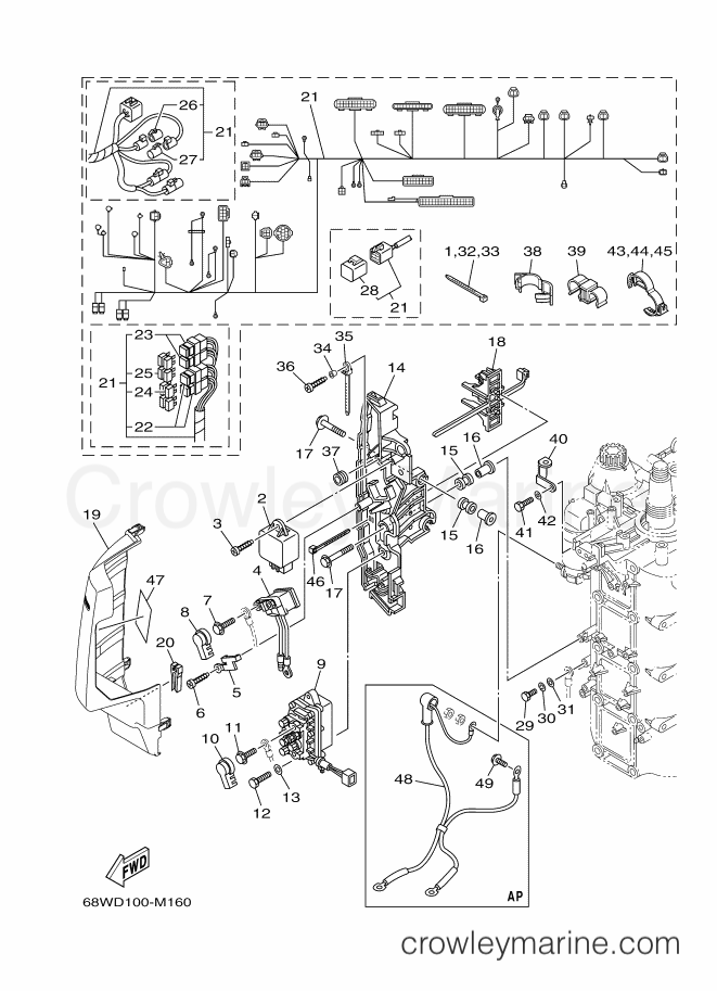 Yamaha Motors LF115A (68WE) [160] - ELECTRICAL 2