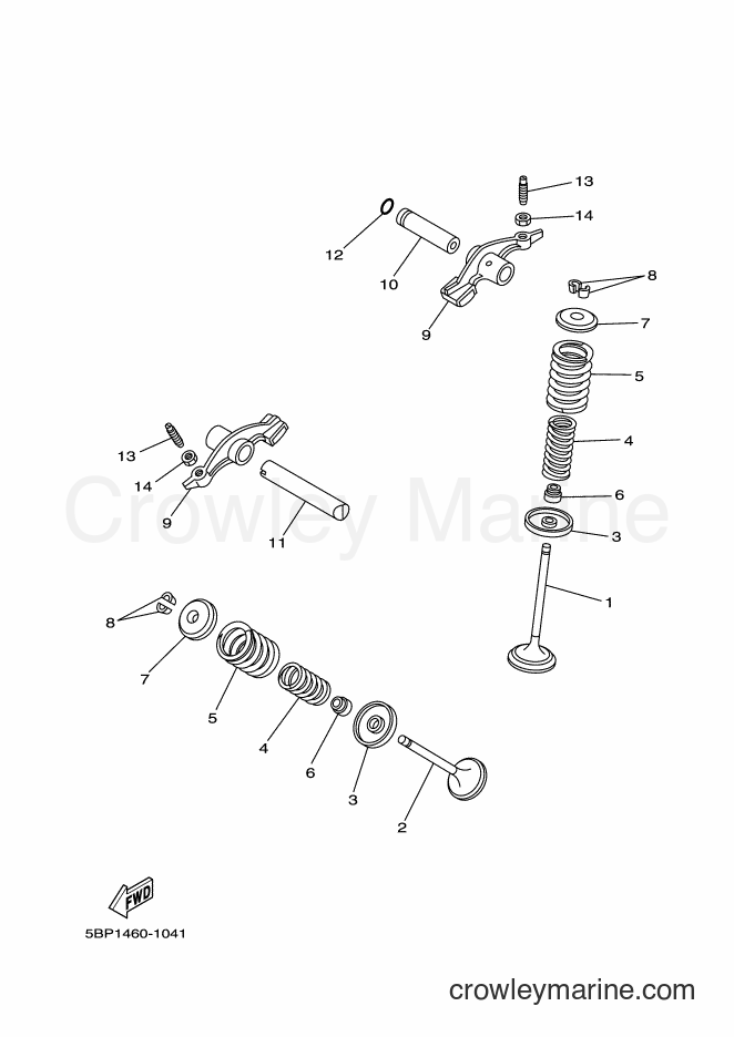 2014 Dirt Bike XT250 - XT250 (1YBF) [010] - VALVE