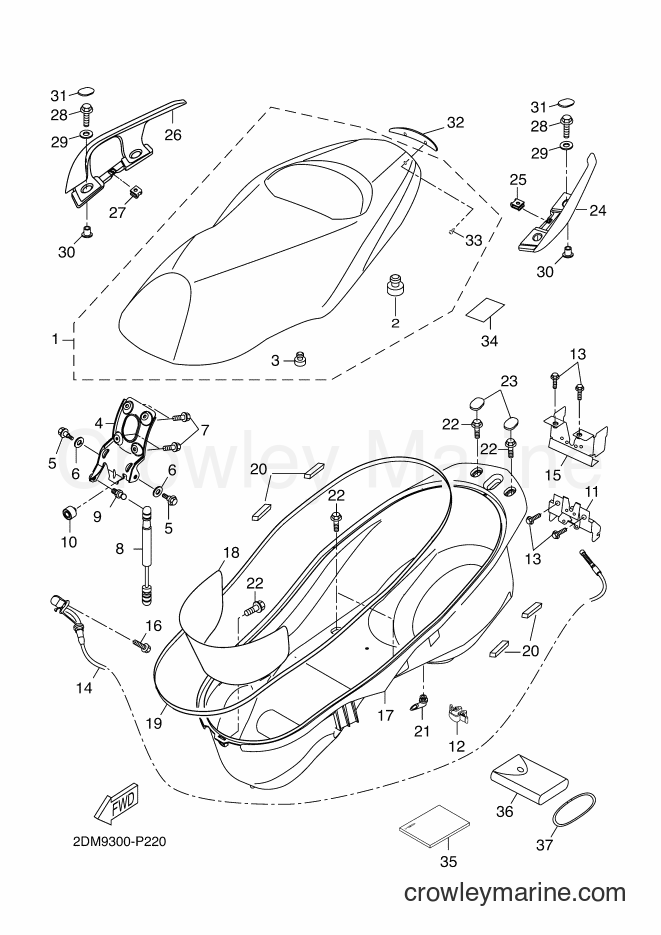 2015 Scooter YP125R - YP125R (2DMB) [020] - SEAT