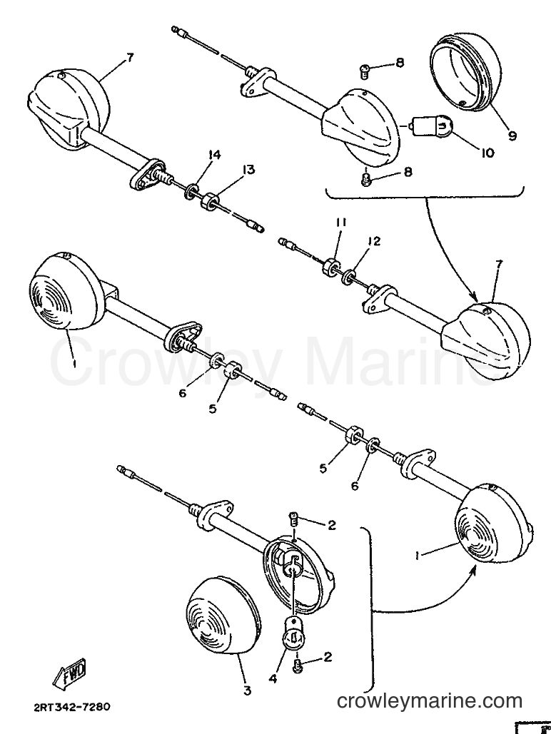 Yamaha Motors FS1 (2RT) [999] - FLASHER LIGHT