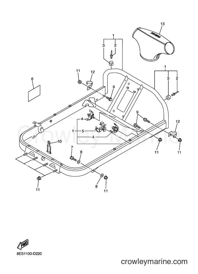 Yamaha Motors RSR10 (8FL2) [010] - STEERING GATE