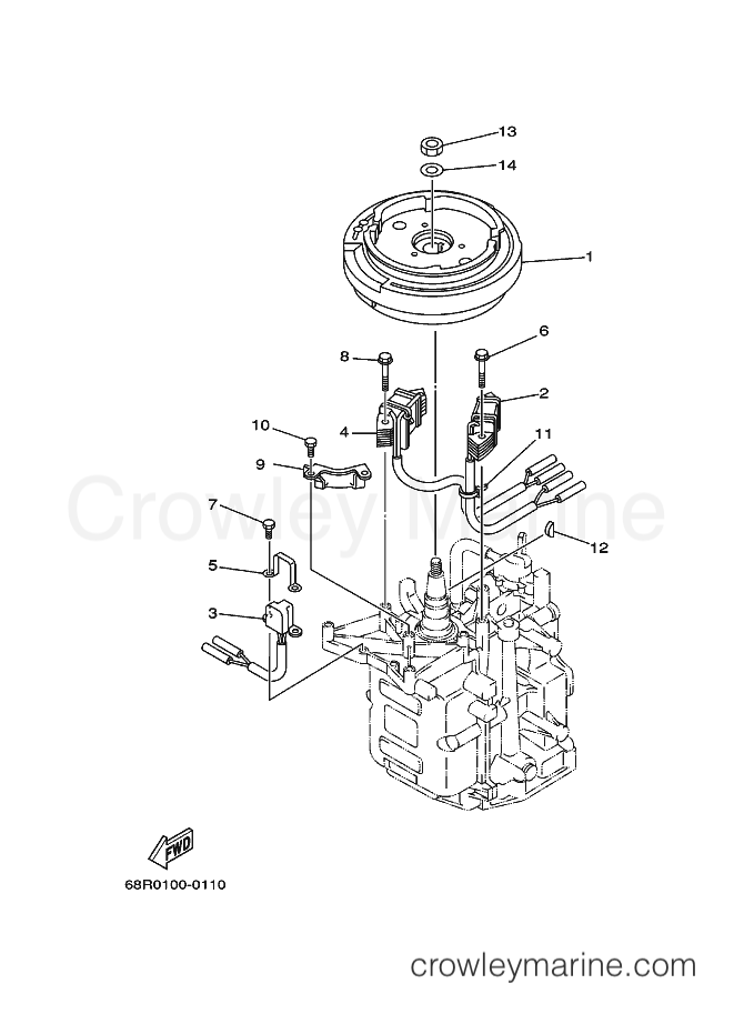 Yamaha Motors F8C (68T) [060] - GENERATOR