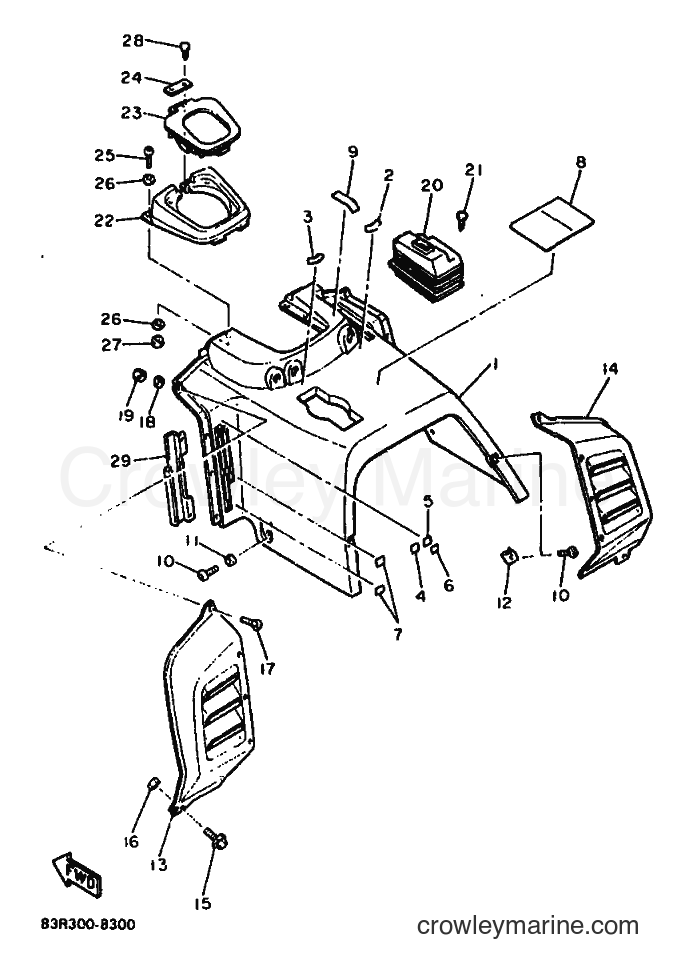 Yamaha Motors VK540E (86V4) [010] - INSTRUMENT PANEL