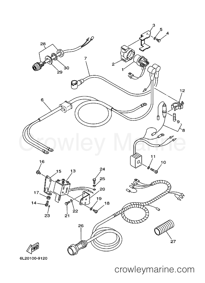 Yamaha Motors 25MLH (6L2) [040] - ELECTRICAL 2