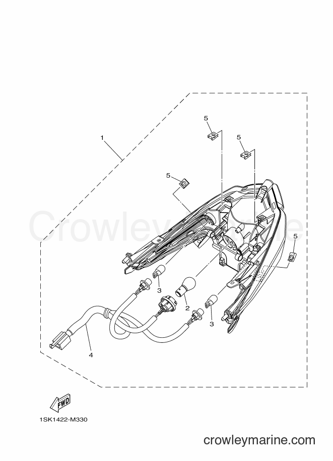 2014 Scooter AL125FC - AL125FC (1SK2) [010] - TAILLIGHT