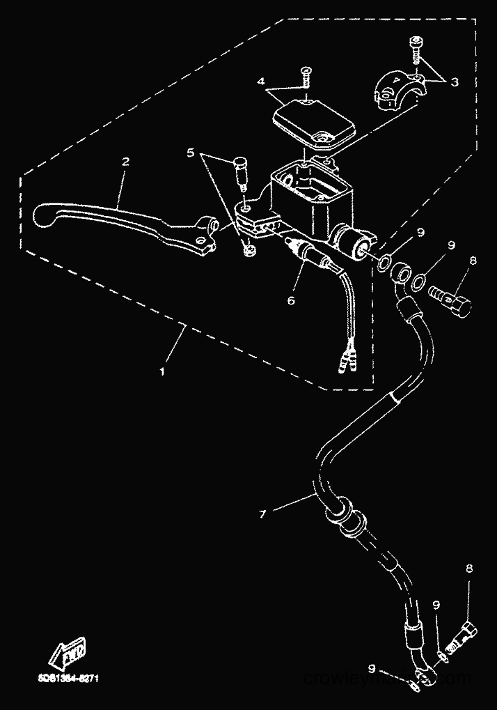 Yamaha Motors YP125E (5DSK) [010] - FRONT MASTER CYLINDER