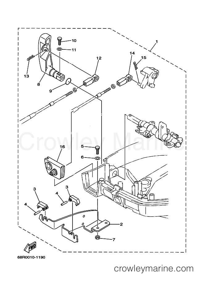 Yamaha Motors FT8D (60S3) [230] - REMO CON ATTACHMENT