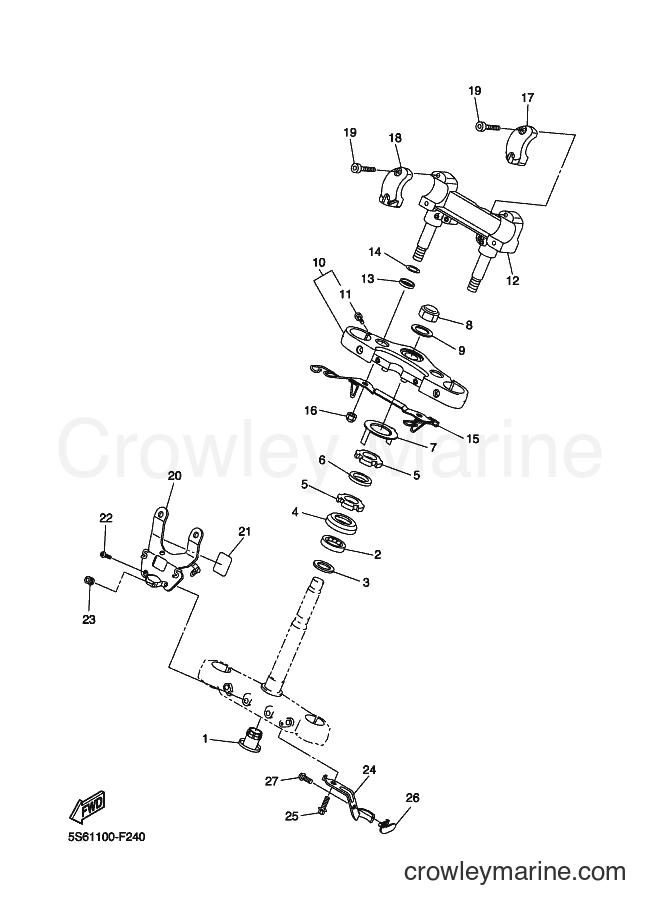 Yamaha Motors XVS1300CT (5S63) [020] - STEERING