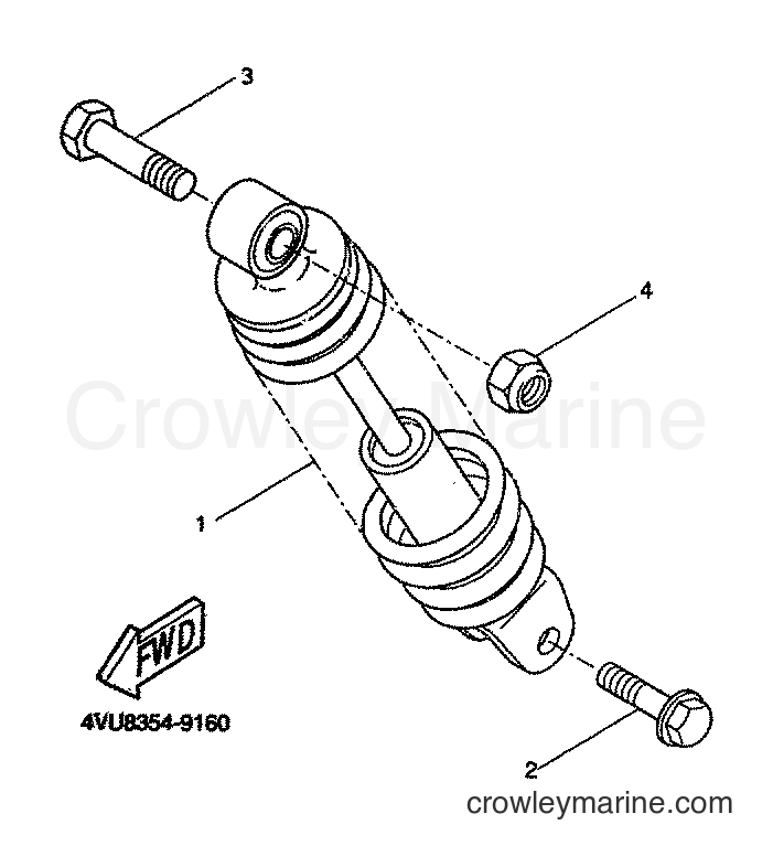 1999 Scooter CW50 - CW50 (4VVP) [010] - REAR SUSPENSION