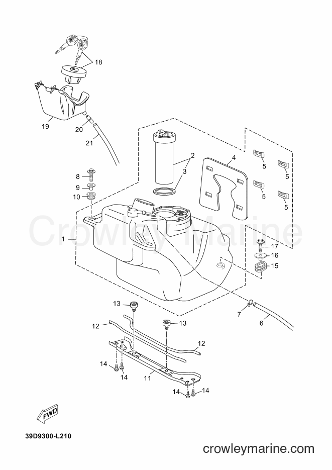 2012 Scooter YP125RA - YP125RA (2AB8) [060] - FUEL TANK