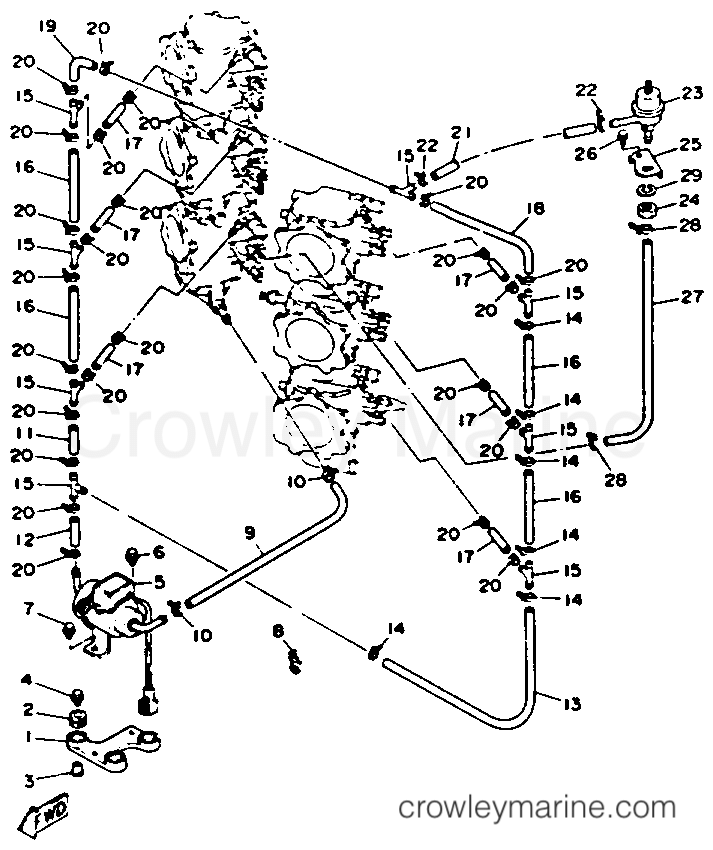 Yamaha Motors 250TXRR - FUEL SYSTEM 2