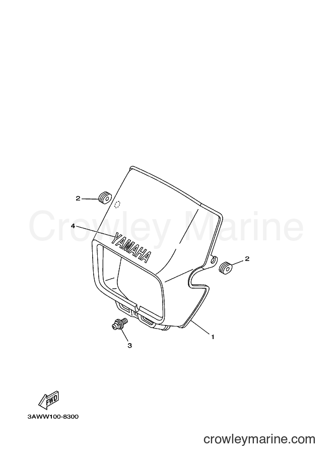 2000 Dirt Bike TW200E - TW200E (5FY7) [010] - COWLING 1