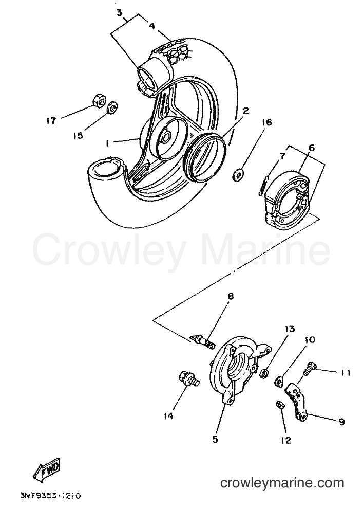 1993 Scooter CT50S - CT50S (3NT9) [999] - REAR WHEEL