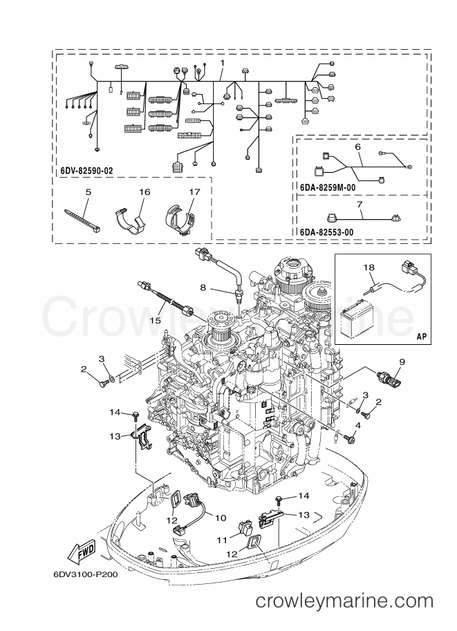 Yamaha Motors F200CA (6DV3) [020] - ELECTRICAL 4