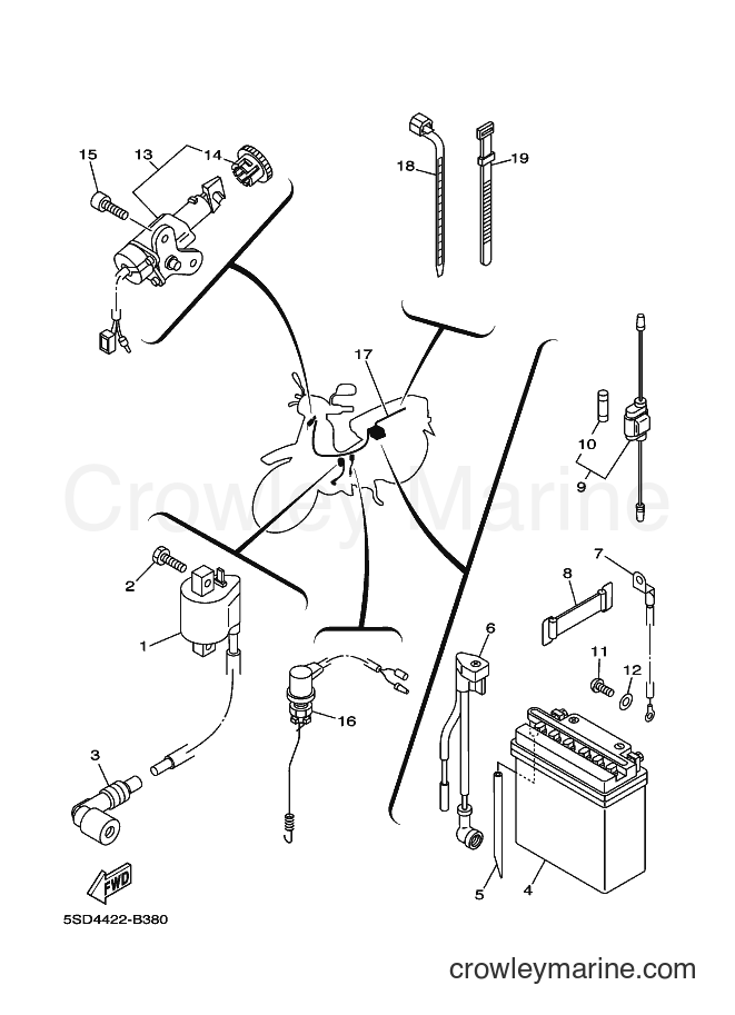 Yamaha Motors T105SE (5SD4) [010] - ELECTRICAL 1