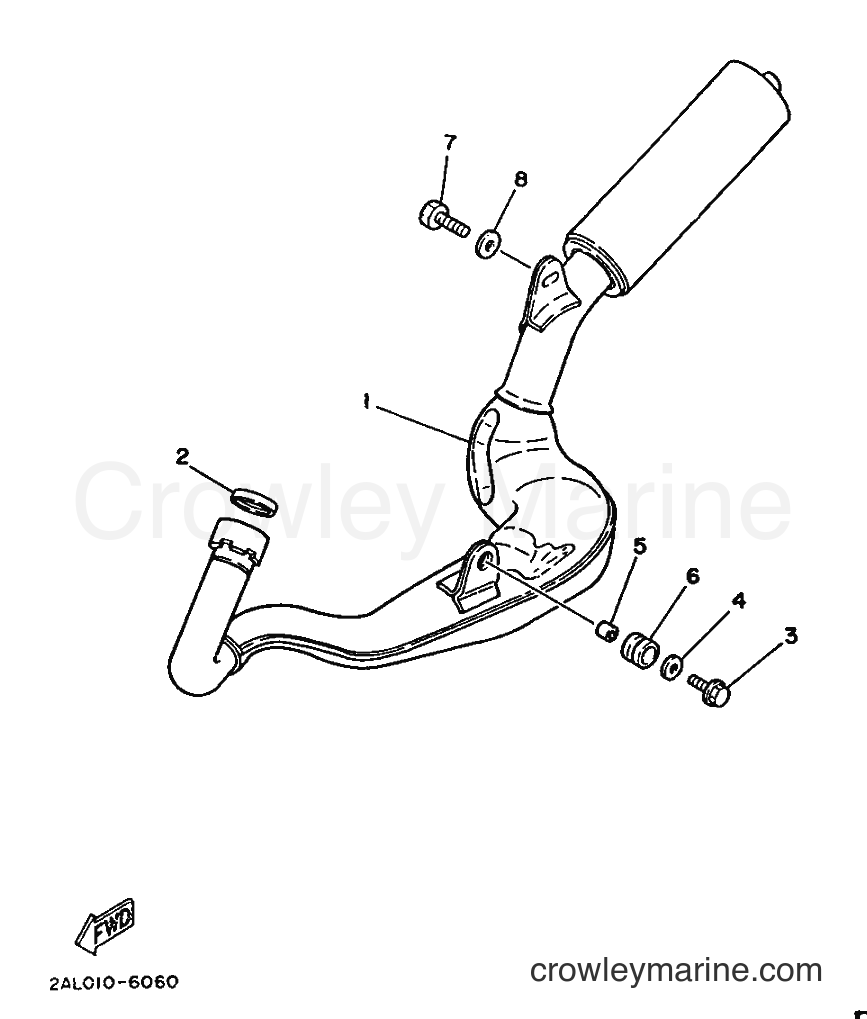 Yamaha Motors YSR50 (2AL) [999] - EXHAUST