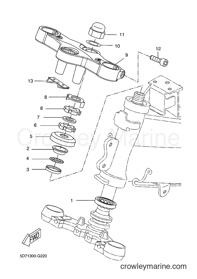 2009 Sport Bike YZF-R125 - YZF-R125 (5D75) [020] - STEERING