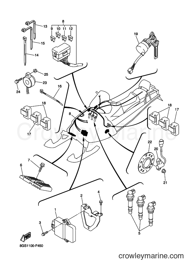 Yamaha Motors VK10D (8GS1) [020] - ELECTRICAL 1