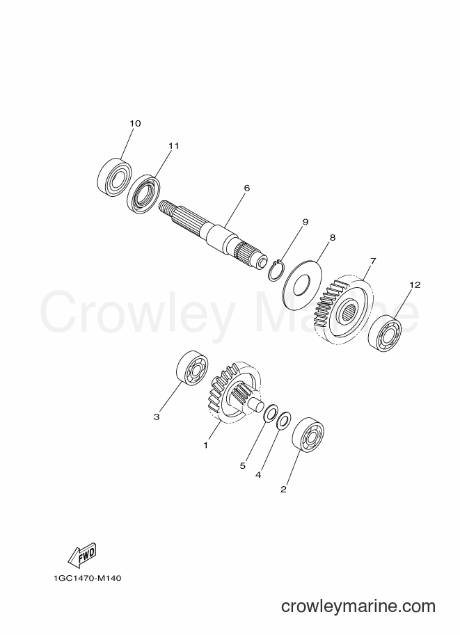 2018 Scooter XC115F - XC115F (BL74) [010] - TRANSMISSION