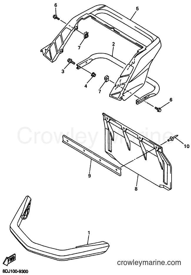 Yamaha Motors PZ500 (8DJ2) [030] - BUMPER
