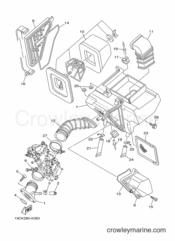 2014 Dirt Bike TT-R125LW - TT-R125LW (2CP4) [010] - INTAKE
