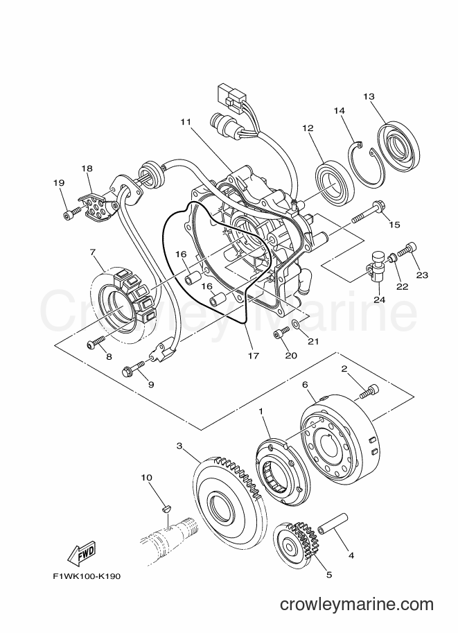 Yamaha Motors FB1800A-R (F2TJ) [010] - GENERATOR