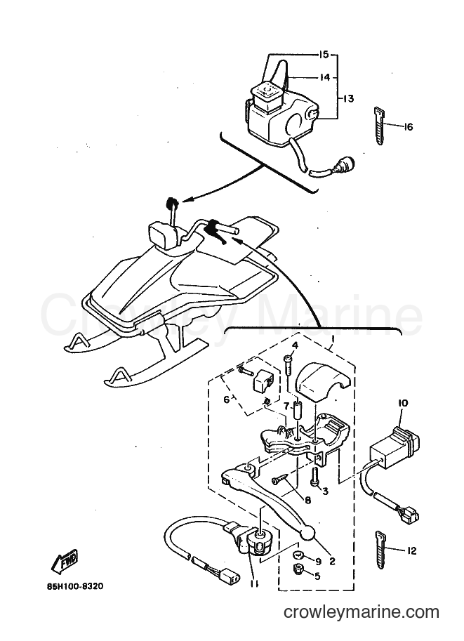 Yamaha Motors SV80 (85Y1) [040] - ELECTRICAL 2