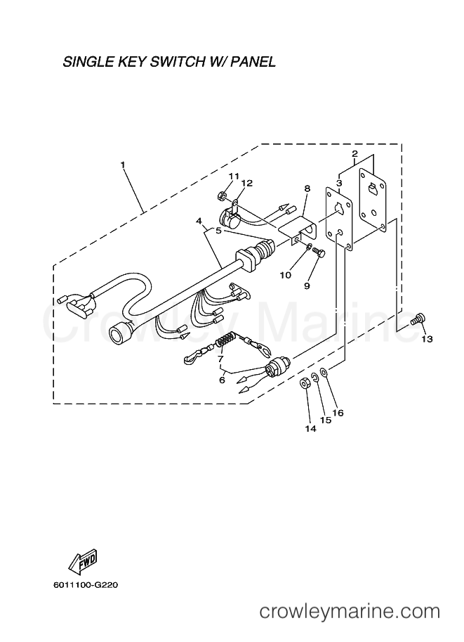 Yamaha Motors RIGGING REMOCON (602R) [999] - SWITCH & PANEL 2