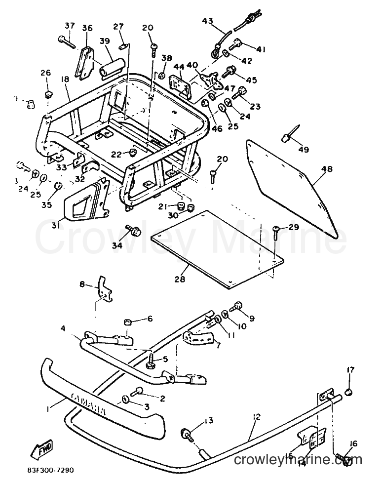 Yamaha Motors ET340PL (83F) [999] - BUMPER