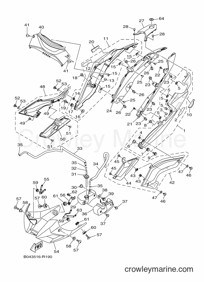 2017 Street Bike MTN250 - MTN250 (B044) [010] - SIDE COVER
