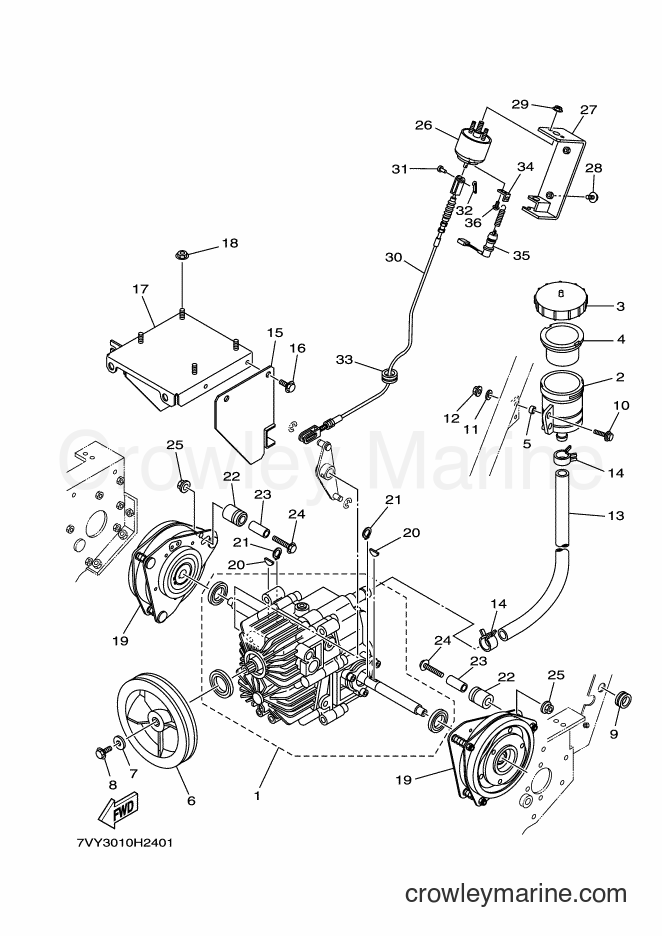 2010 Snowblower YS1070T - YS1070T (7XE4) [010] - TRANSMISSION 1