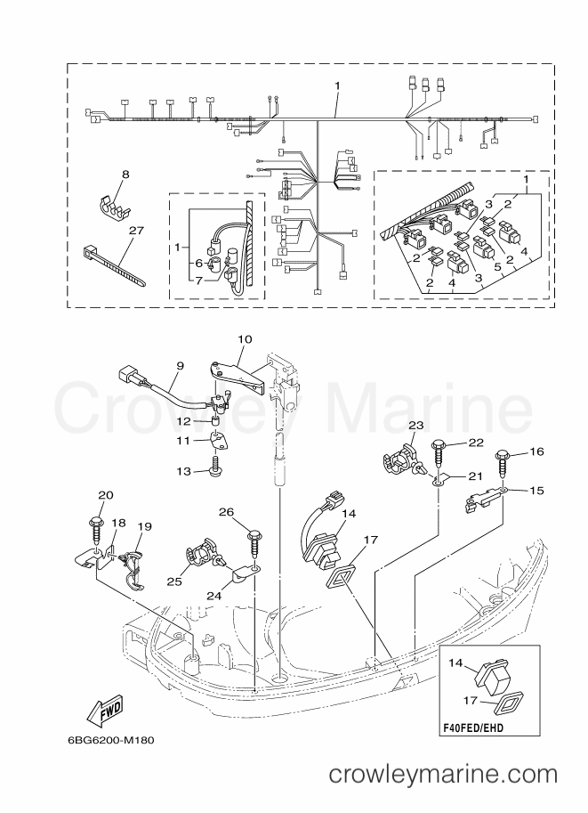 Yamaha Motors F40FEHDL (6BG6) [420] - ELECTRICAL 5