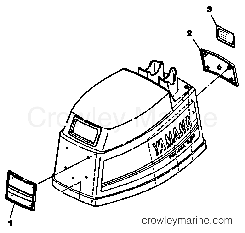 Yamaha Motors 40SF-PUMP - EMBLEMS 40S 50ES